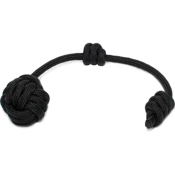 Hračka pro psa Tamer Lanová hračka | Aportovací plovoucí | Malá | černá - 400