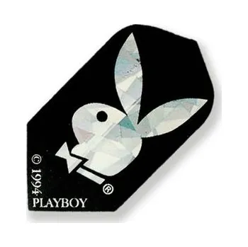 Příslušenství pro šipky Bulls Letky PLAYBOY slim black/silver
