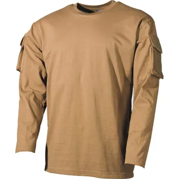 M.F.H. (Německo) Taktické triko VELCRO - dlouhý rukáv - Coyote Velikost: M