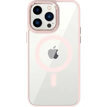 Pouzdro na mobilní telefon Kryt iPhone 14 Pro pevný s růžovým rámečkem (obal neboli pouzdro na iPhone 14 Pro)