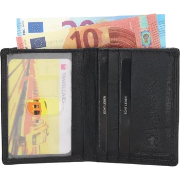 Peněženka peněženka 10x8x2cm, černá kůže