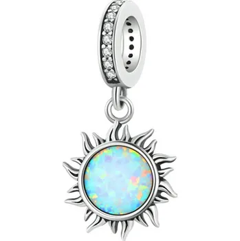 Přívěsek B-TOP Přívěsek s bílým opálem - STŘÍBRO 925