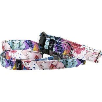 Obojek pro psa Obojek HAPPYZOO BY KIWLY softshell Akvarel 2x22-32cm