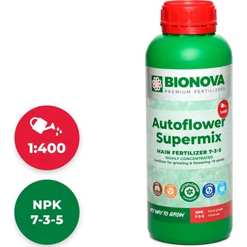 Hnojivo Hnojivo BioNova AutoFlower SuperMix Objem: 1l