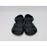 Baby Bare Shoes lehké flexibilní barefoot sandálky Sandals – All Black Velikost EU: 21, vnitřní délka: 136, vnitřní šířka: 63