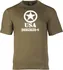 Pánské tričko Mil-Tec USA Allied Star zelené M