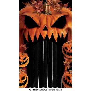 Party dekorace Guirca Dekorace na dveře se závěsem "dýně" 145x240 cm