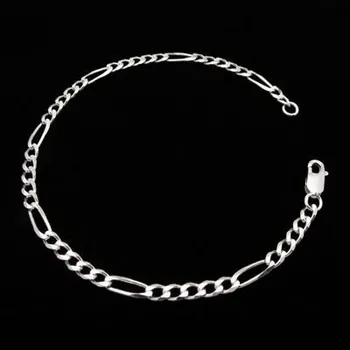 Řetízek Stříbrný řetízek na ruku (KRNS23) - 21cm