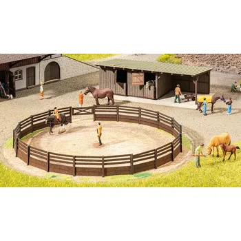 Modelová železnice NOCH 66717 H0 Stavebnice - jezdecká aréna se stájí se zvukem s pohybem NO66717