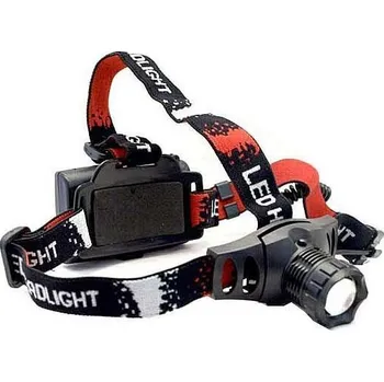 Cyklosvítilna čelová svítilna LED 5W čirá napájení 3xAA