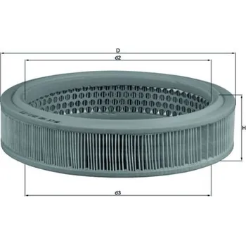 Filtr do auta Vzduchový filtr MAHLE LX 160