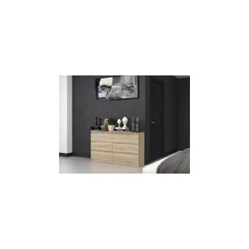 Komoda FALCO Komoda Melisa M6 dub sonoma, šíře 140