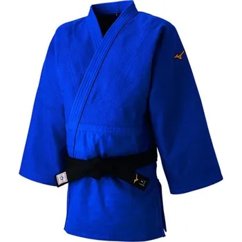 Bojový sport SLIM Judo kabát MIZUNO YUSHO MADE IN JAPAN IJF modrý Velikost: 150
