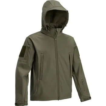 Pánská větrovka Softshellová Bunda Defcon 5 Tactical Softshell Jacket, OD Green