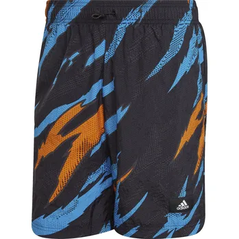 Pánské kraťasy Pánské kraťasy na volný čas adidas TRVL AOP SHORTS černé HE2263 - XL | UK 6 | US 7,5