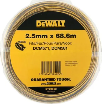 Struna do sekačky DeWALT DT20652 2,5 mm x 68,6 m