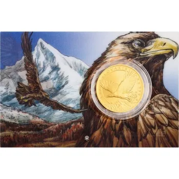 Česká mincovna 2023 - Zlatá mince 50 NZD Orel - 1 Oz - číslováno - orientační cena 31.1 g