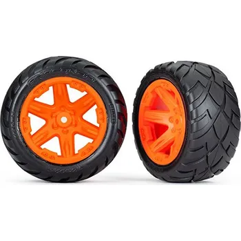 RC náhradní díl Traxxas kolo 2.8", disk RXT oranžový, pneu Anaconda (2WD zadní) (2) - TRA6768A