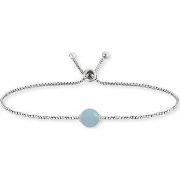 Náramek ŠPERKY-NM, Stříbrný náramek Engelsrufer ERB-LILGEM-BA achát