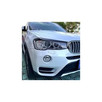 Tuning Mračítka předních světlometů BMW X4 F26 -- rok výroby 2014-18 (černý lesk)