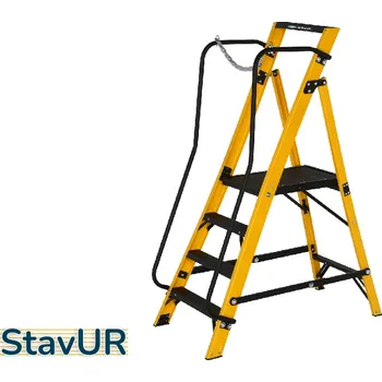 Železářství WERNER profi schůdky MEGASTEP 4 stupně 30090418