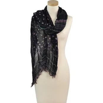 Šátek Art Of Polo Dámský šátek Estridwen černá Univerzální