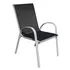 Rauman Romero zahradní židle 4 ks černá/šedá