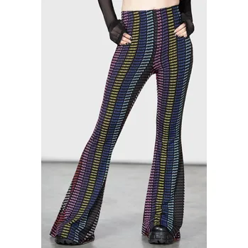 Dámské kalhoty kalhoty dámské KILLSTAR - Freakout Flares - Black - XXL