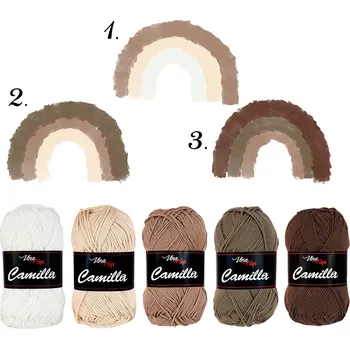 Kosmetická sada MoVe balíček Sada na vyrobení - 3ks - háčkované duhy Sada MINI duha 3ks: Sada 18