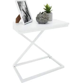 Obývací stěna Příruční / noční stolek, bílá, APIA