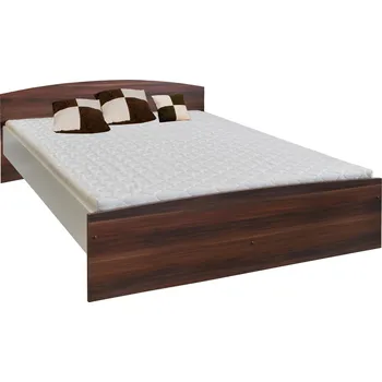 Postel Dvoulůžko 60341 ořech/bílá