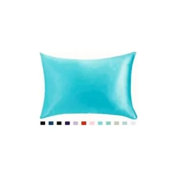 Napínací potah Saténový potah na polštář - 50x66 cm, více barev Barva: modrá