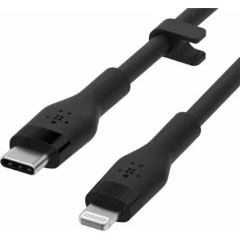 Belkin Flex Lightning/USB-C 15W 2m, mfi, 15W, cern. CAA009bt2MBK