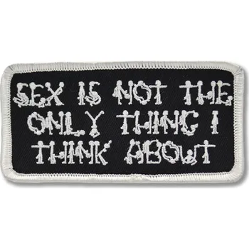 Nášivka Moto nášivka Sex is not only 5 cm x 10 cm