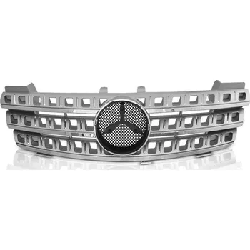 Autodíl PROTEC Přední maska Mercedes W164 2005-2008 stříbrná chromová