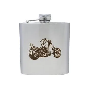 Placatka Nerezová placatka PLM004 s motivem MOTORKY