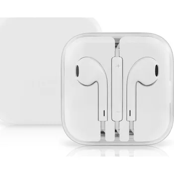 Sluchátka POČÍTÁRNA Sluchátka s ovládáním a mikrofonem pro Apple - bílá