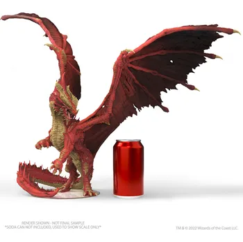 Desková hra WizKids D&D Icons of the Realms Miniatures: Balagos, Ancient Red Dragon