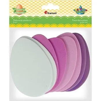 Set školních potřeb Piankowe Jaja 57x80 mm mix kolorów 8szt