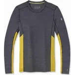 Smartwool M MERINO SPORT 150 LONG SLEEVE CREW charcoal heather-golden olive