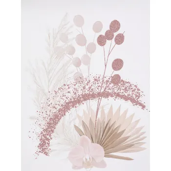 Samolepící dekorace Atmosphera Nálepka do dětského pokoje růžové třpytky 30 x 40 cm