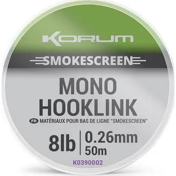 Vlasec Korum Smokescreen Mono Hooklink 50m 6 lb/0,23 mm