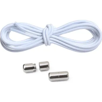 Tkaničky do bot Elastické tkaničky do bot, jeden pár - Bílé