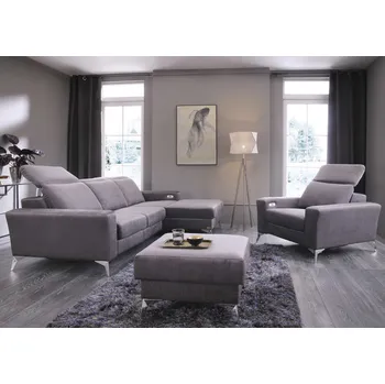 Obývací stěna Relaxační sedací souprava Diverso, ROH+1+taburet