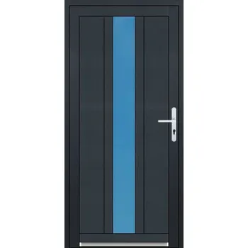 Vchodové dveře SOFT Levné hliníkové vchodové dveře Sofia 90/200 cm P Bílá