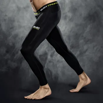 Pánské termo spodní prádlo Pánské kompresní kalhoty Select Compression tights 6405 černá Velikost děti: 10 y Velikost děti: 10 y