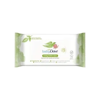 Dětský vlhčený ubrousek Dove Rozložitelné vlhčené ubrousky pro děti Baby (Biodegradableipes) 75 ks