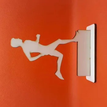 Vánoční dekorace Dřevěná figurka Běh muž DPF006