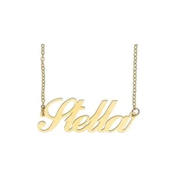 Řetízek Doria Řetízek z oceli se jménem STELLA zlatá ocel