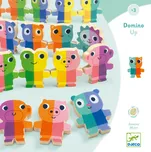 Djeco Dřevěné domino 3D zvířátka